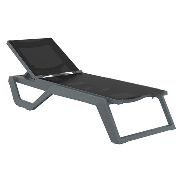 RIO PRO ΞΑΠΛΩΣΤΡΑ DARK GREY/BLACK ΠΟΛ/ΝΙΟΥ 190X70X33εκ.