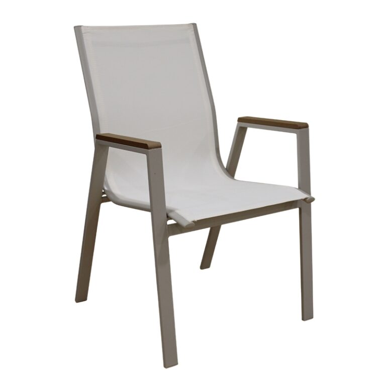 SELBY CAPPUCCINO/WHITE TEXT ΜΕΤΑΛΛΙΚΗ ΠΟΛ/ΝΑ 56Χ64Χ90εκ.