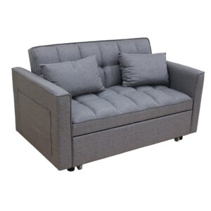 WIND GREY ΥΦΑΣΜΑ ΚΑΝΑΠΕΣ/ΚΡΕΒΑΤΙ 140X85X82εκ.