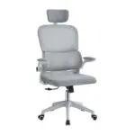 A9935 WHITE/GREY MESH ΠΟΛΥΘΡΟΝΑ ΓΡΑΦΕΙΟΥ 62Χ64Χ42-114/52-125εκ.