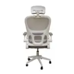 A9935 WHITE/GREY MESH ΠΟΛΥΘΡΟΝΑ ΓΡΑΦΕΙΟΥ 62Χ64Χ42-114/52-125εκ. – εικόνα 4