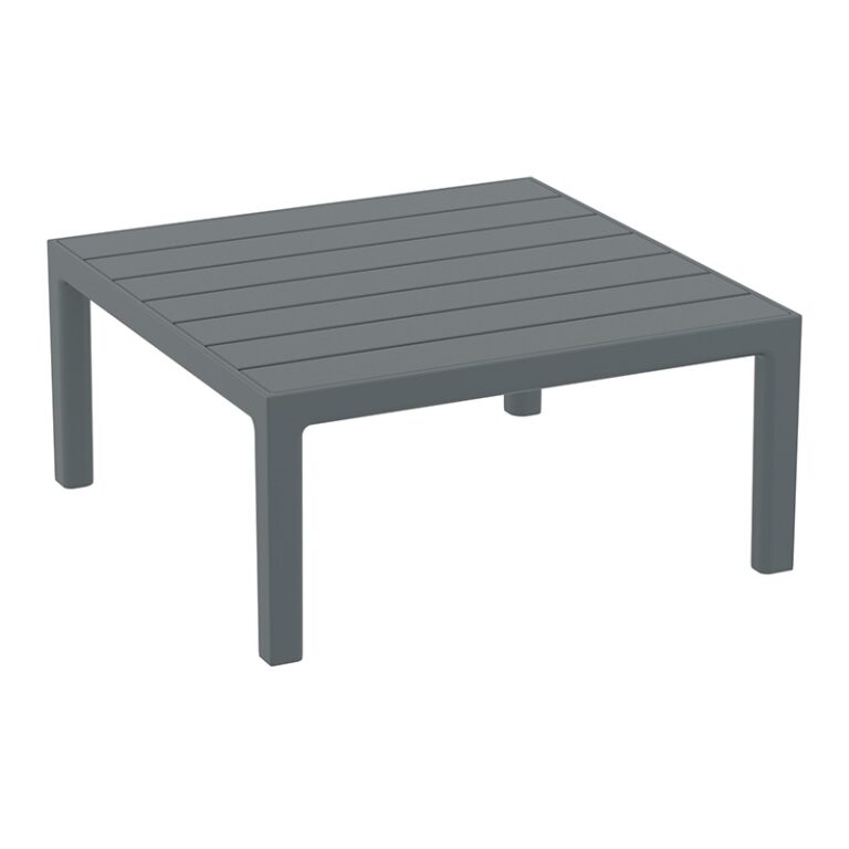 PORTOFINO LOUNGE ΤΡΑΠΕΖΙ DARK GREY 70X70X33εκ. ΠΟΛ/ΝΙΟΥ