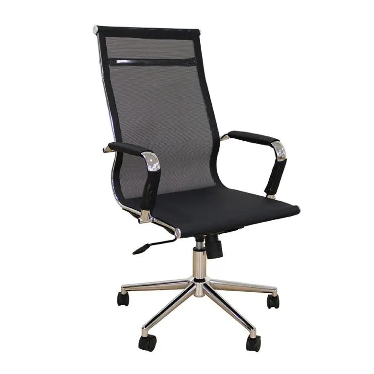 A9954 ΜΑΥΡΟ PU/MESH ΠΟΛΥΘΡΟΝΑ ΓΡΑΦΕΙΟΥ 53X58X46-105/55-115εκ.