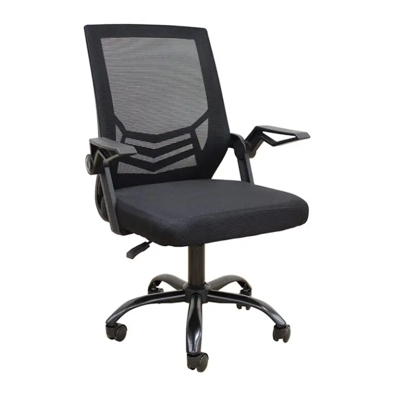 A1830 ΜΑΥΡΟ/ΜΑΥΡΟ MESH ΠΟΛ/ΝΑ ΓΡΑΦΕΙΟΥ 62X54X44-91/53-100εκ.