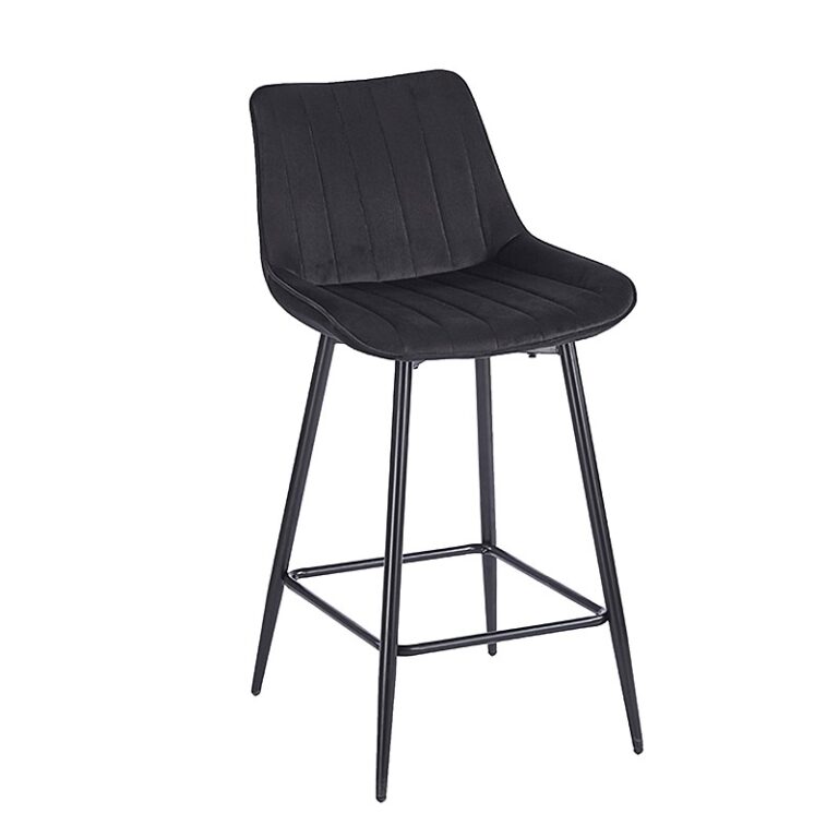 REPO BLACK VELVET ΥΦΑΣΜΑ 66εκ. ΣΚΑΜΠΟ ΜΕΤΑΛΛΙΚΟ 48X49X66-96εκ.