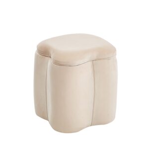 FIONA ΣΚΑΜΠΟ VELVET BEIGE ΜΕ ΑΠΟΘ. ΧΩΡΟ 30X30X34εκ.