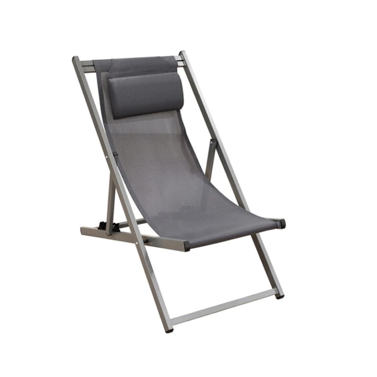 DEVIN ΣΕΖΛΟΝΓΚ GREY ΑΛΟΥΜΙΝΙΟΥ 58X95-102X78-95εκ.