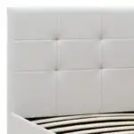 Κρεβάτι Ίος 69 από τεχνόδερμα χρώμα λευκό 160×200εκ. – εικόνα 7
