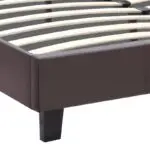 Κρεβάτι Ίος 69 από τεχνόδερμα χρώμα καφέ 160×200εκ. – εικόνα 6