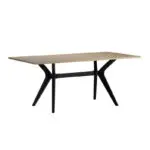 Τραπέζι Ολυμπία 28 χρώμα florida oak 181x90x75εκ.