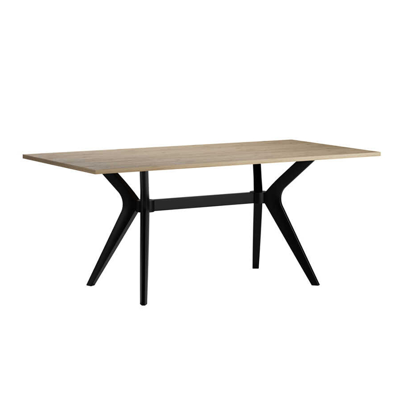 Τραπέζι Ολυμπία 28 χρώμα florida oak 181x90x75εκ.