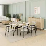 Τραπέζι Ολυμπία 28 χρώμα florida oak 181x90x75εκ. – εικόνα 3