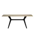 Τραπέζι Ολυμπία 28 χρώμα florida oak 181x90x75εκ. – εικόνα 4