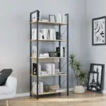 Βιβλιοθήκη Νάξος 29 χρώμα florida oak 73x35x172εκ. – εικόνα 2