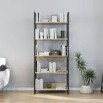Βιβλιοθήκη Νάξος 29 χρώμα florida oak 73x35x172εκ. – εικόνα 3