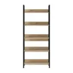 Βιβλιοθήκη Νάξος 29 χρώμα florida oak 73x35x172εκ. – εικόνα 5