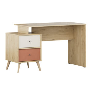 Γραφείο εργασίας Terra χρώμα florida oak 129x55x75εκ.