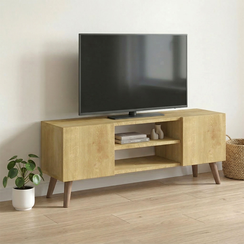 Έπιπλο τηλεόρασης Σάμος 93 χρώμα sapphire oak 120x30x45εκ.