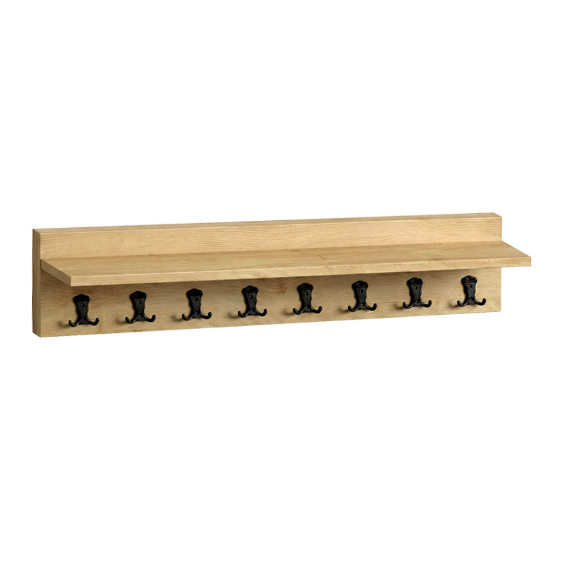 Κρεμάστρα τοίχου Δωδώνη 33 χρώμα sapphire oak 100x12x20εκ.