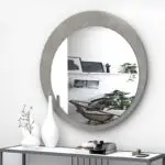 Καθρέπτης τοίχου Πάτμος 89 χρώμα γκρι 88x88x2,2εκ.