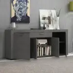 Μπουφές Πάρος 77 χρώμα γκρι σκυροδέματος 177x40x76εκ. – εικόνα 2