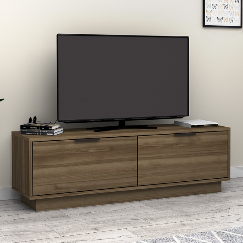 Έπιπλο τηλεόρασης Νάξος 69 χρώμα καρυδί 140x35x43cm.