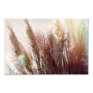 Πίνακας σε καμβά "Soft Pampas" ψηφιακής εκτύπωσης 90x60x3εκ.