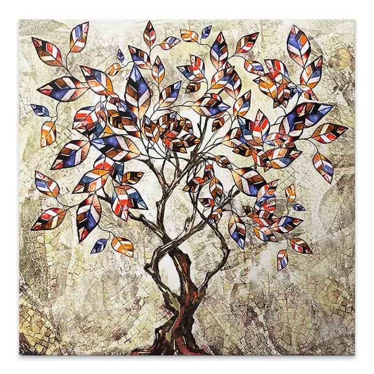 Πίνακας σε καμβά “Tree And Leaves” ψηφιακής εκτύπωσης 50x50x3εκ.