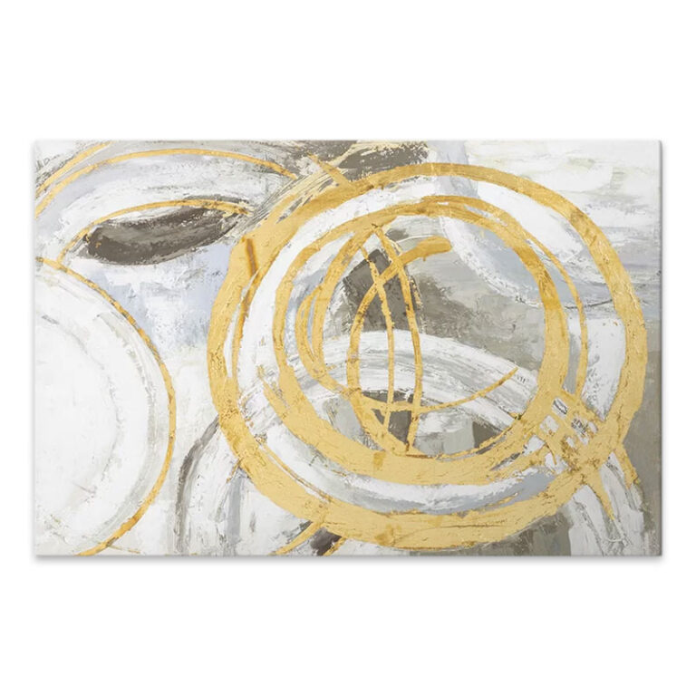 Πίνακας σε καμβά “Exotic Circles” ψηφιακής εκτύπωσης 140x100x3εκ.