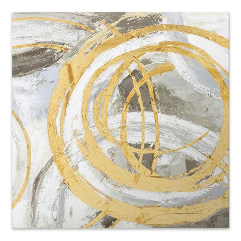 Πίνακας σε καμβά “Exotic Circles” ψηφιακής εκτύπωσης 50x50x3εκ.