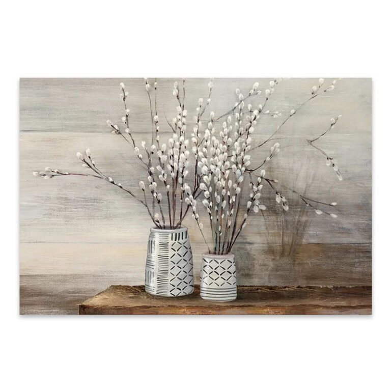 Πίνακας σε καμβά “Willow Flowers” ψηφιακής εκτύπωσης 100x70x3εκ.