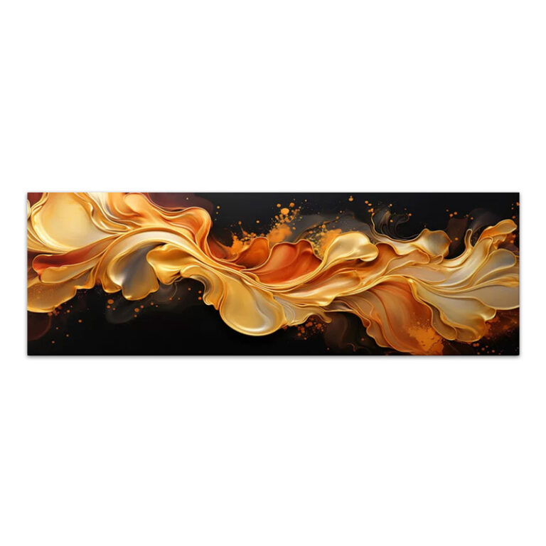 Πίνακας σε καμβά “Abstract Heat Wave” Megapap ψηφιακής εκτύπωσης 150x50x3εκ.