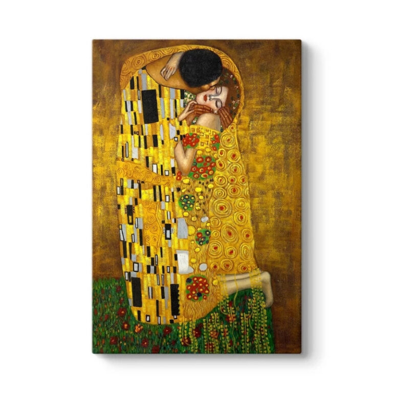 Πίνακας σε καμβά “The Kiss” ψηφιακής εκτύπωσης 80x125x3εκ.