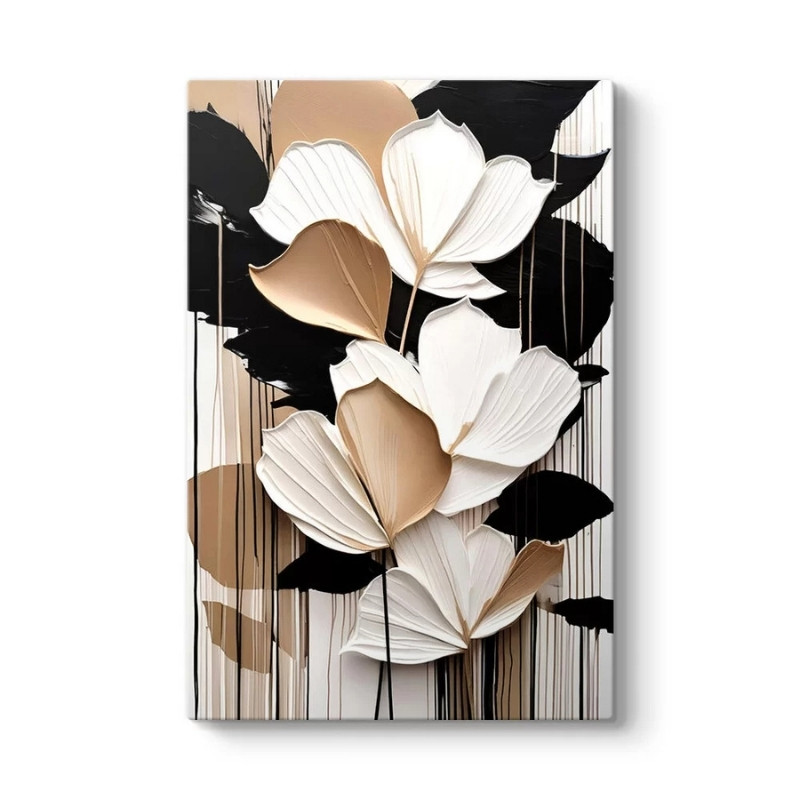 Πίνακας σε καμβά "Abstract Flower" ψηφιακής εκτύπωσης 70x100x3εκ.