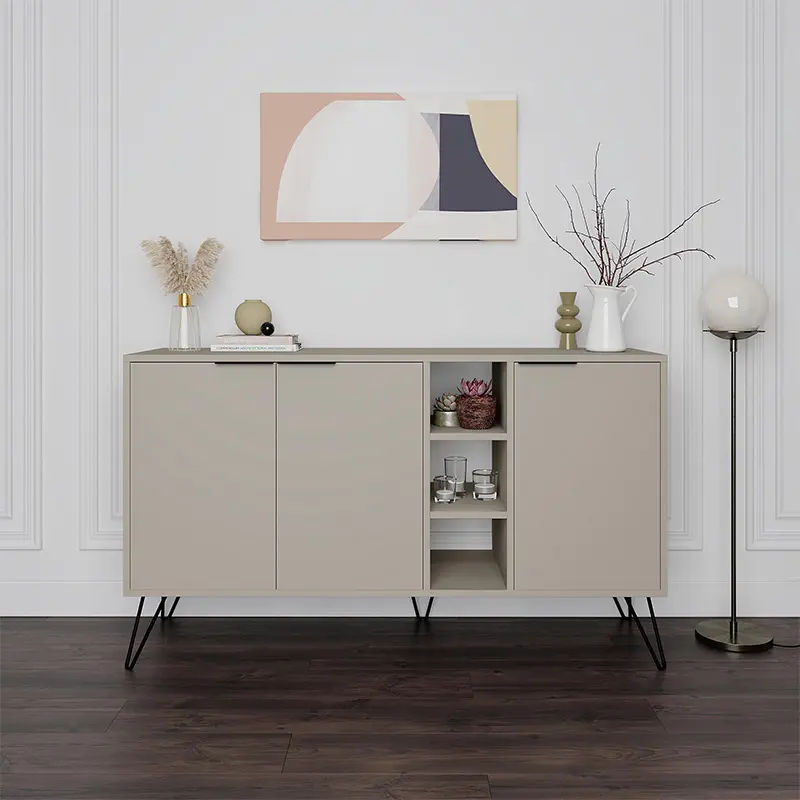 Μπουφές Σάμος 79 χρώμα sandstone 142×35,6×83εκ.