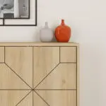 Μπουφές Βεργίνα 82 χρώμα sapphire oak 123x35x77,4εκ. – εικόνα 4