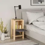 Κομοδίνο Δελφοί 88 χρώμα sapphire oak – ανθρακί 30x30x55εκ. – εικόνα 5