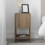 Κομοδίνο Δελφοί 88 χρώμα ανοιχτό καρυδί 30x30x55εκ. – εικόνα 3