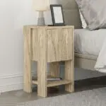 Κομοδίνο Δελφοί 88 χρώμα travertine 30x30x55εκ.