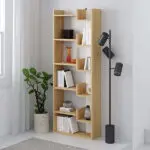 Βιβλιοθήκη Βεργίνα 58 χρώμα sapphire oak/λευκό 60x22x162εκ. – εικόνα 2