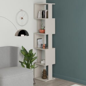 Βιβλιοθήκη Piri χρώμα sandstone 35x30x161εκ.