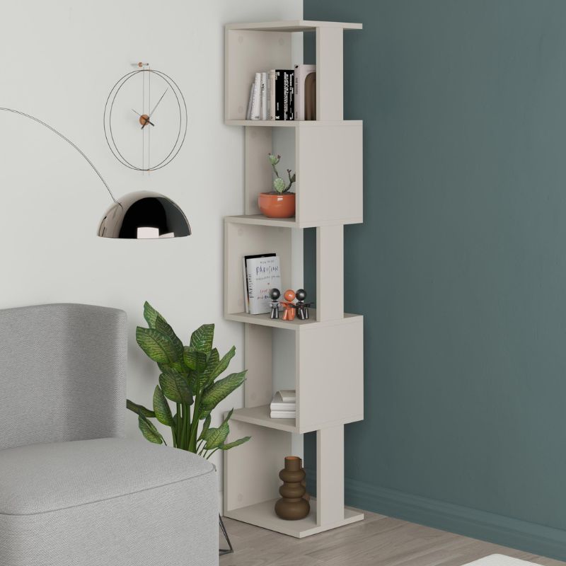 Βιβλιοθήκη Μυκήνες 39 χρώμα sandstone 35x30x161εκ.
