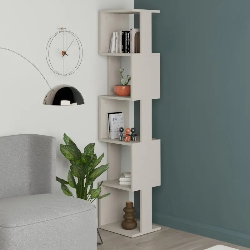 Βιβλιοθήκη Μυκήνες 39 χρώμα sandstone 35x30x161εκ.