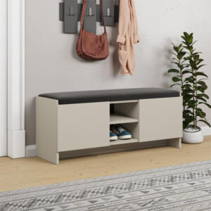Παπουτσοθήκη Zulla χρώμα sandstone 110x37x43εκ.