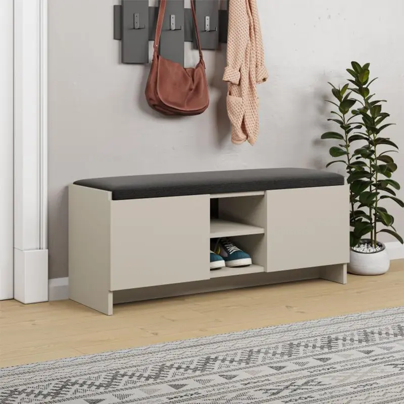 Παπουτσοθήκη Θάσος 96 χρώμα sandstone 110x37x43εκ.
