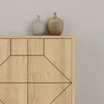 Μπουφές Βεργίνα 82 χρώμα sapphire oak 184x35x77,4εκ. – εικόνα 4