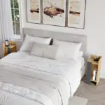 Κομοδίνο Πίνδος 97 σετ 2 τεμαχίων χρώμα sapphire oak – ανθρακί 25x27x60εκ. – εικόνα 3