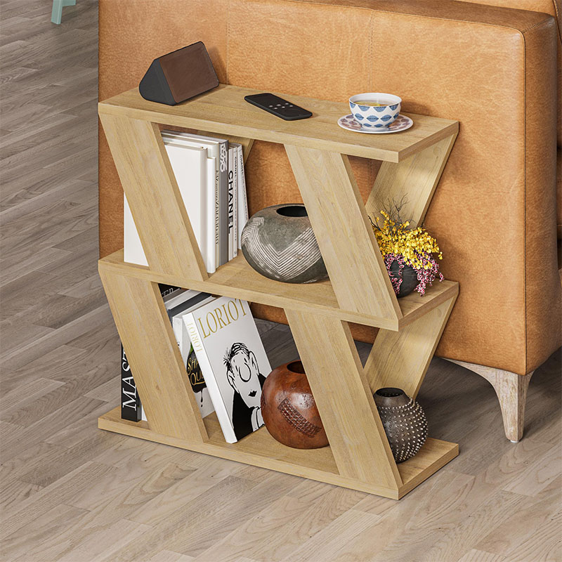 Τραπεζάκι βοηθητικό Πίνδος 82 χρώμα sapphire oak 60x22x57εκ.