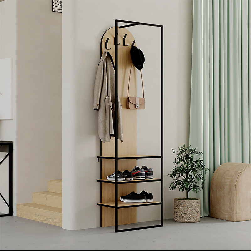 Έπιπλο εισόδου Παρνασσός 81 χρώμα sapphire oak 53x31,7x180εκ.