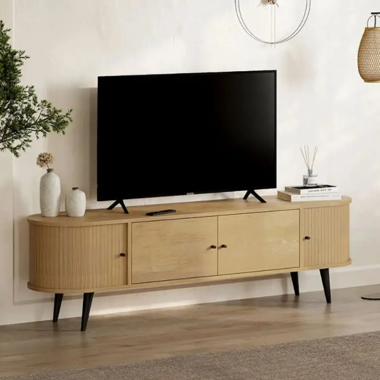 Έπιπλο τηλεόρασης Δωδώνη 88 χρώμα sapphire oak 180x40x52εκ.